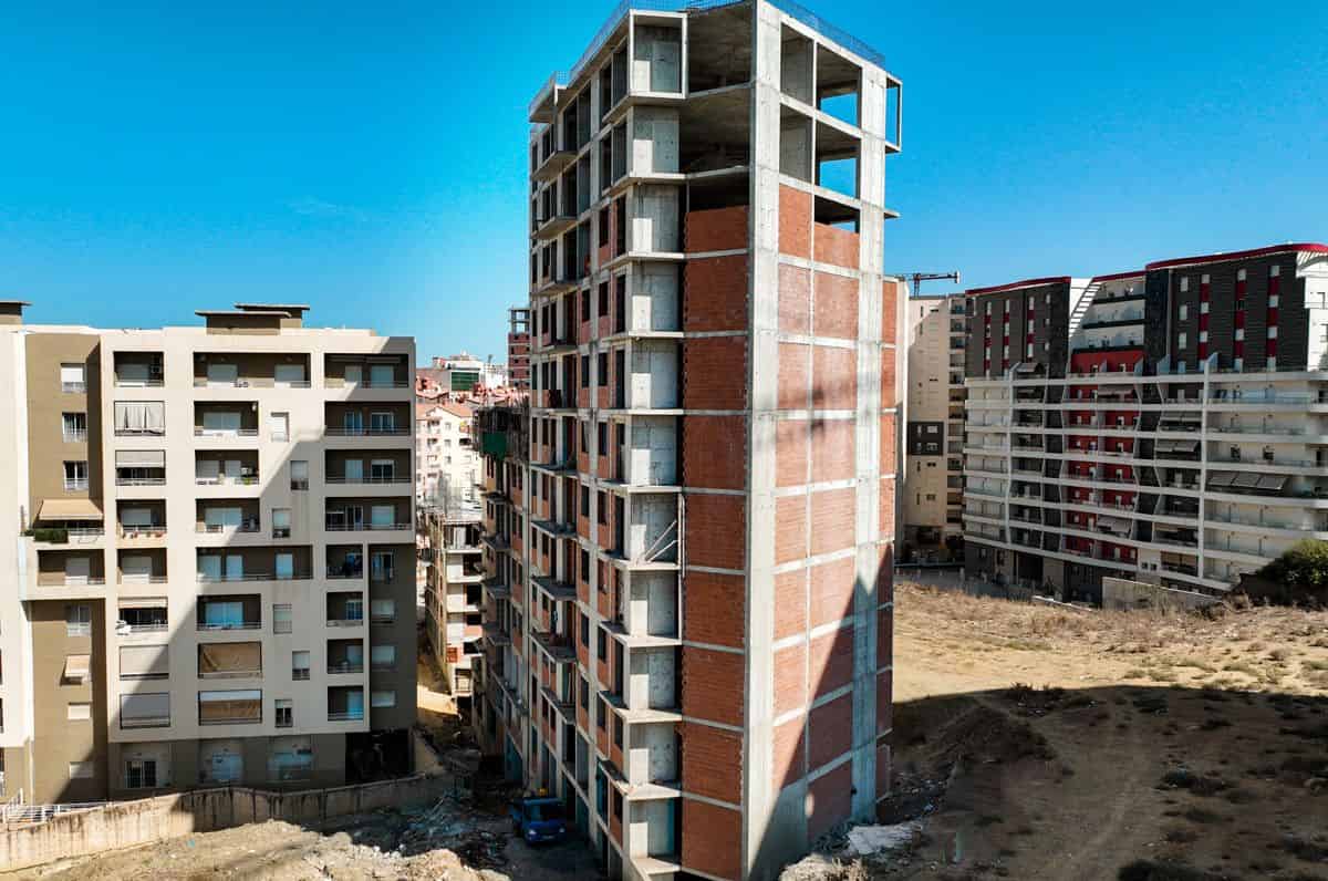 Vue d'ensemble du chantier