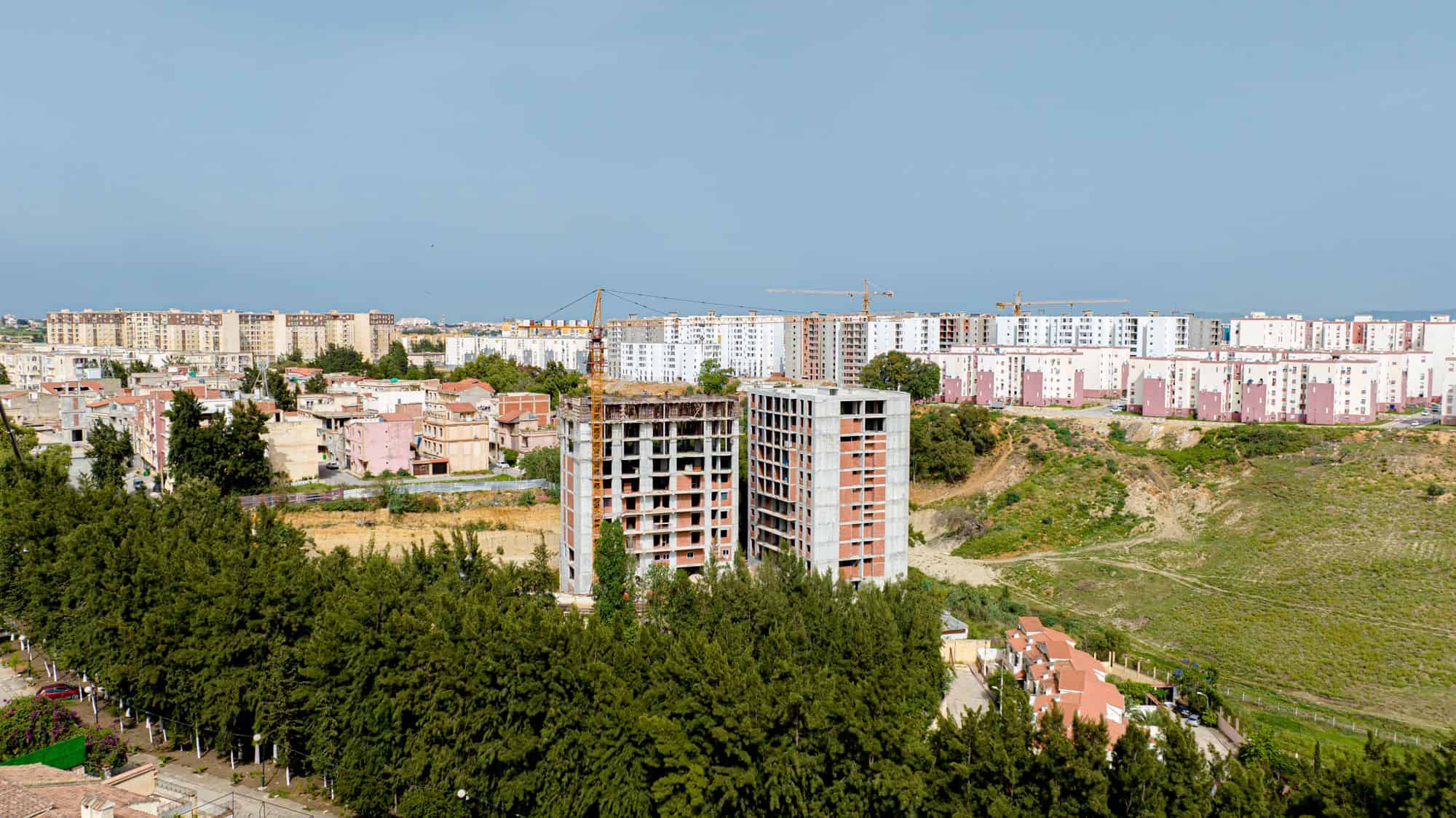 Vue d'ensemble du chantier
