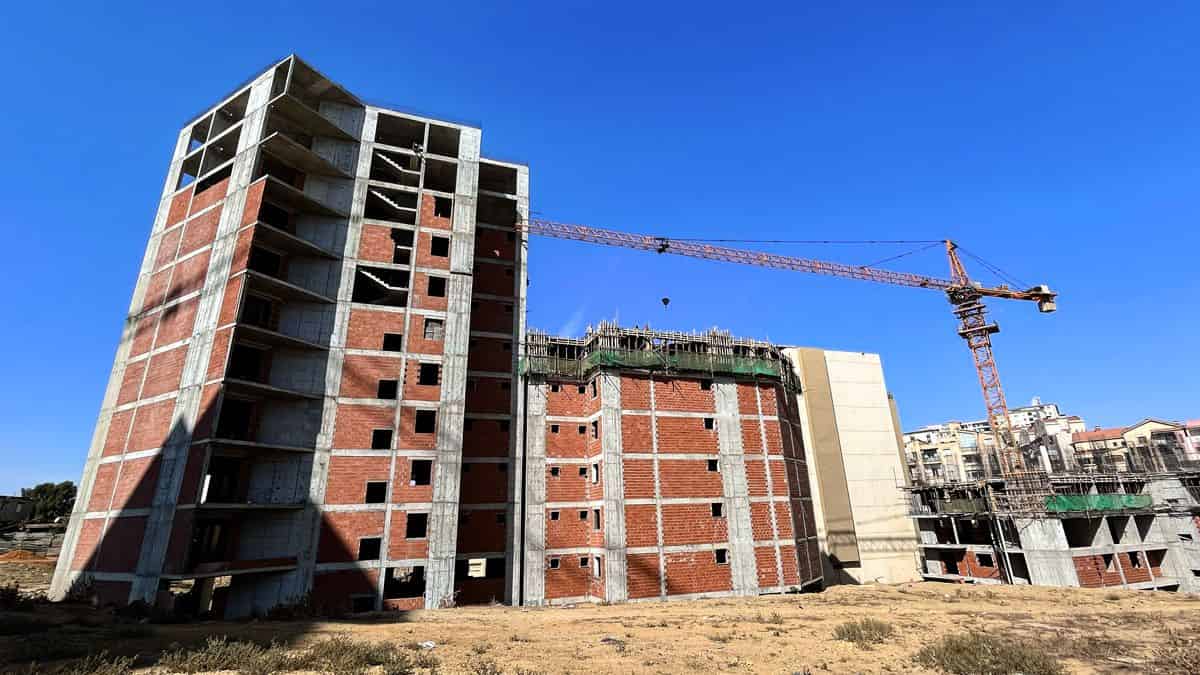 Vue d'ensemble du chantier