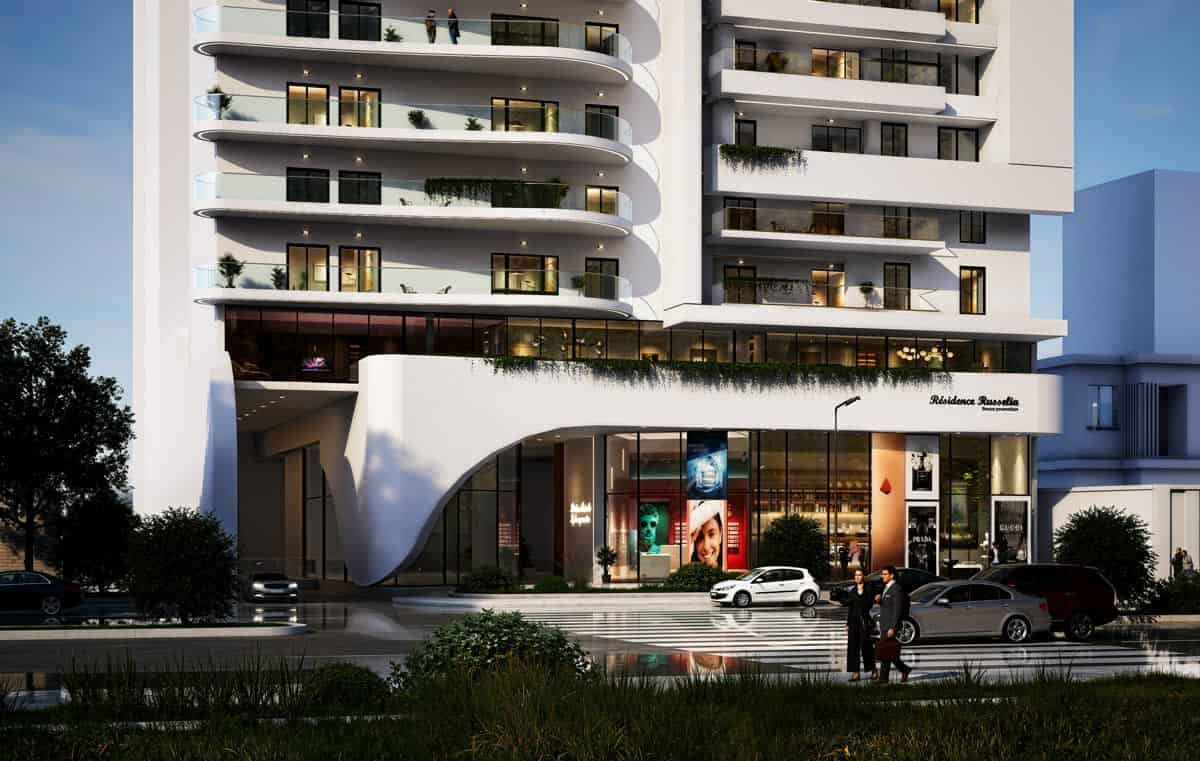 Résidence Russelia, locaux commerciaux