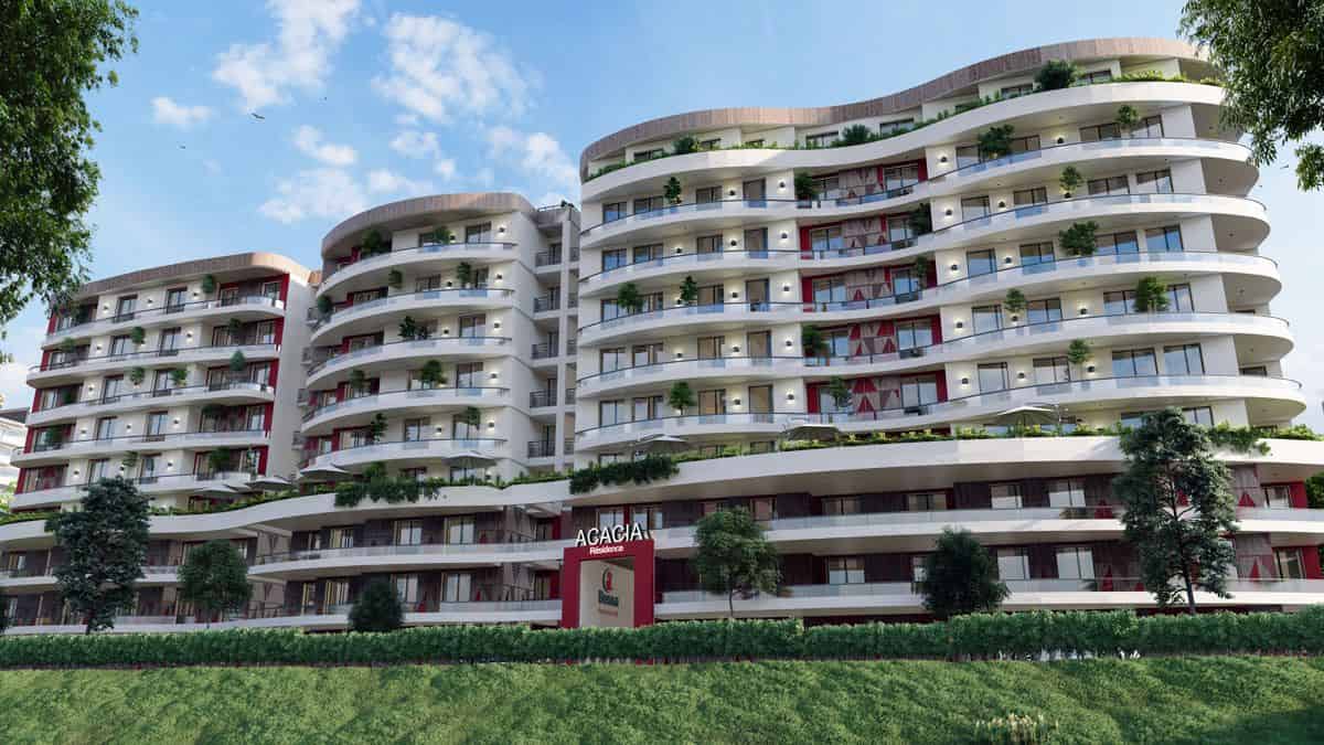 Façade postérieure de la Résidence Acacia Bessa Promotion Immobilière