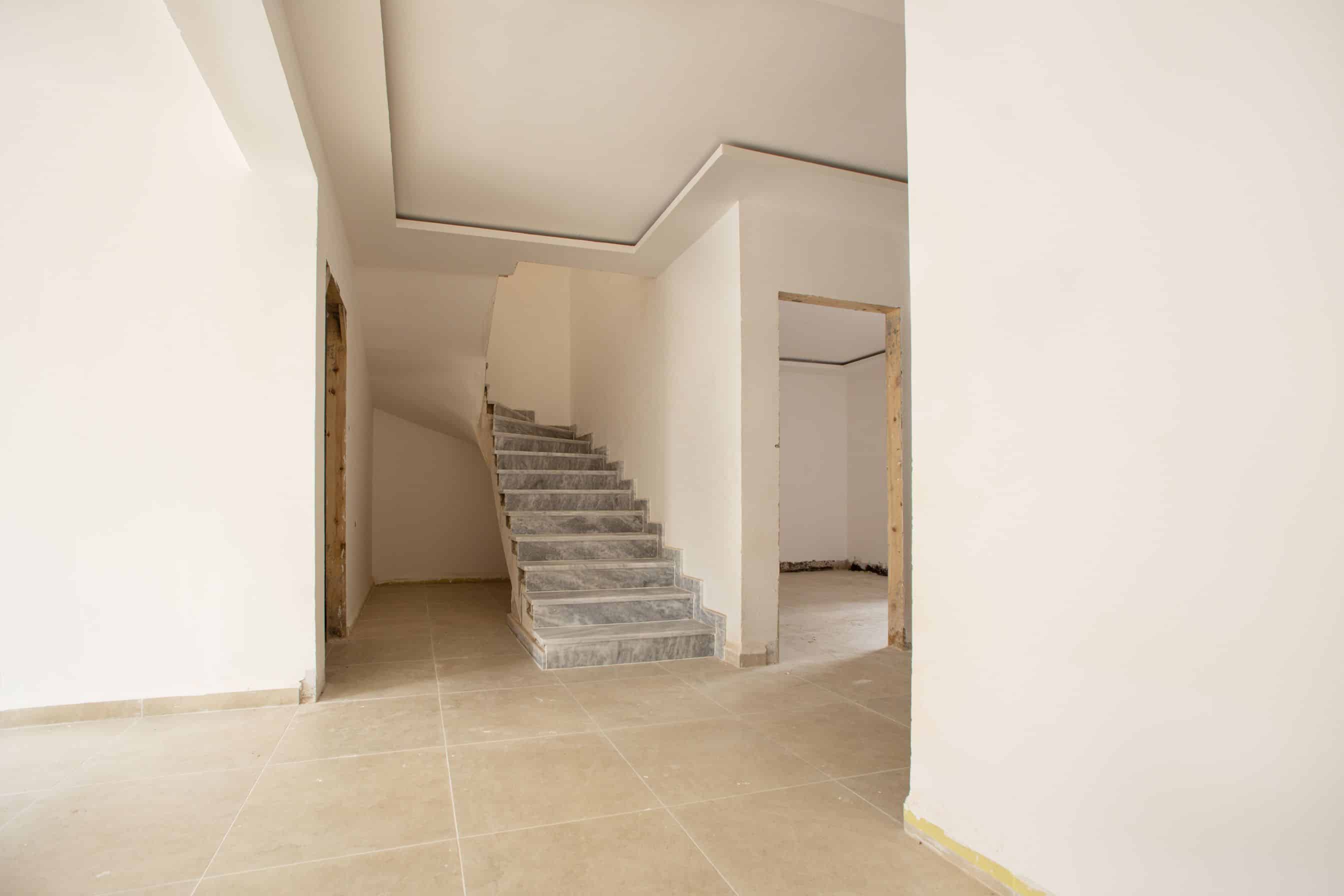 Avancement des travaux d'intérieur