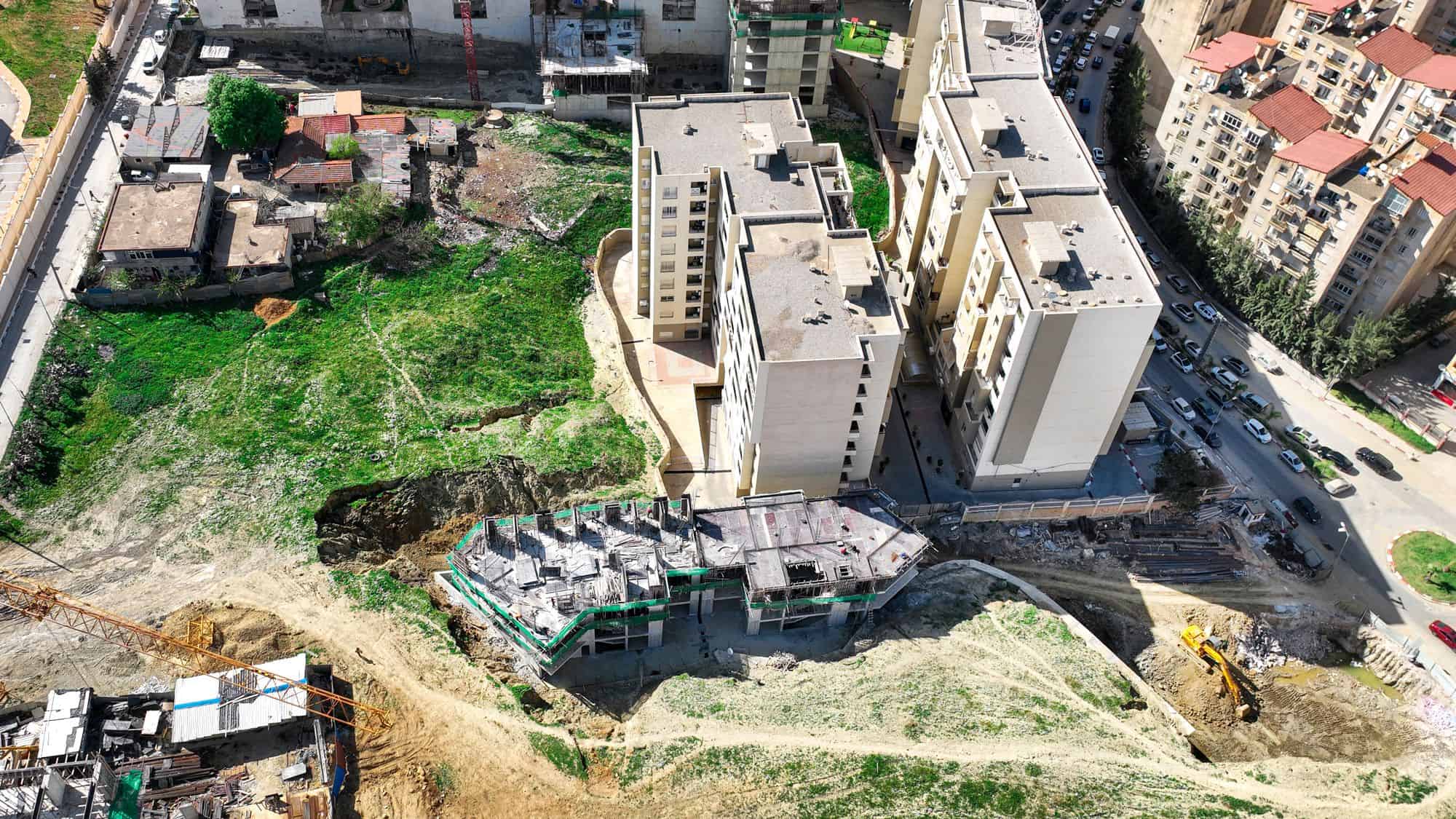 Vue d'ensemble du chantier
