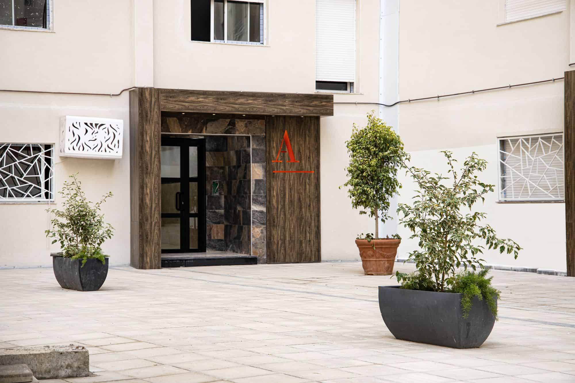 Entrée de bloc