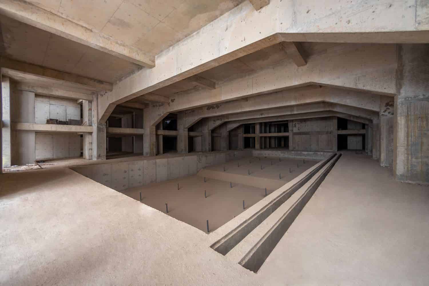 Finalisation des travaux gros œuvres Bloc piscine