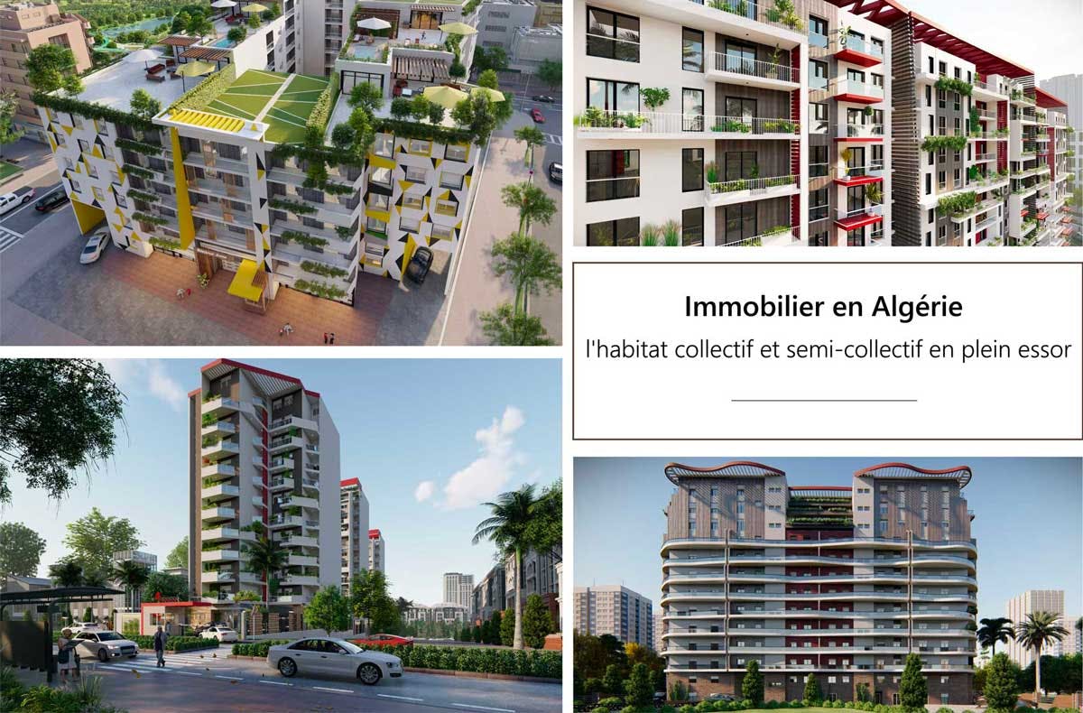 Immobilier Algérie habitat collectif et intermédiaire