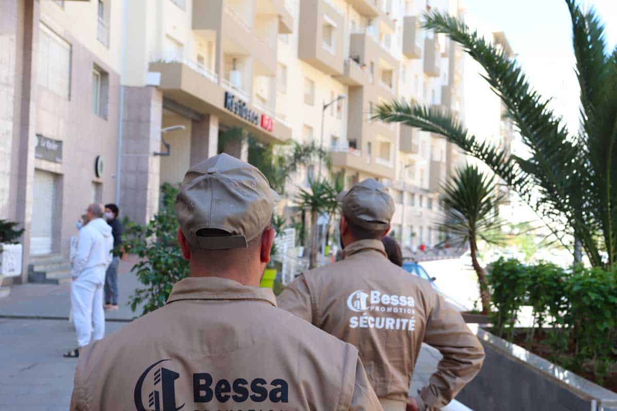 Agents de securite de bessa promotion gerent des conflits a la residence irat ouled fayet,